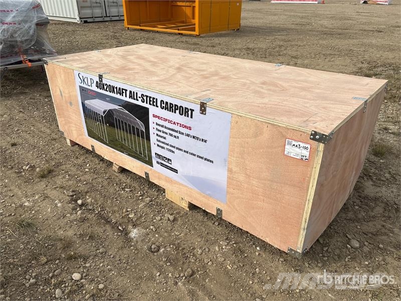 SKLP SK-SC40 20 ft x 40 ft All-Steel Carport (Unus Čelični okviri za građevine