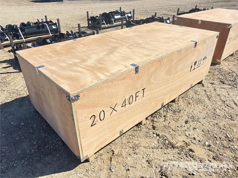SKLP SK-SC40 20 ft x 40 ft All-Steel Carport (Unus Tērauda karkasa ēkas
