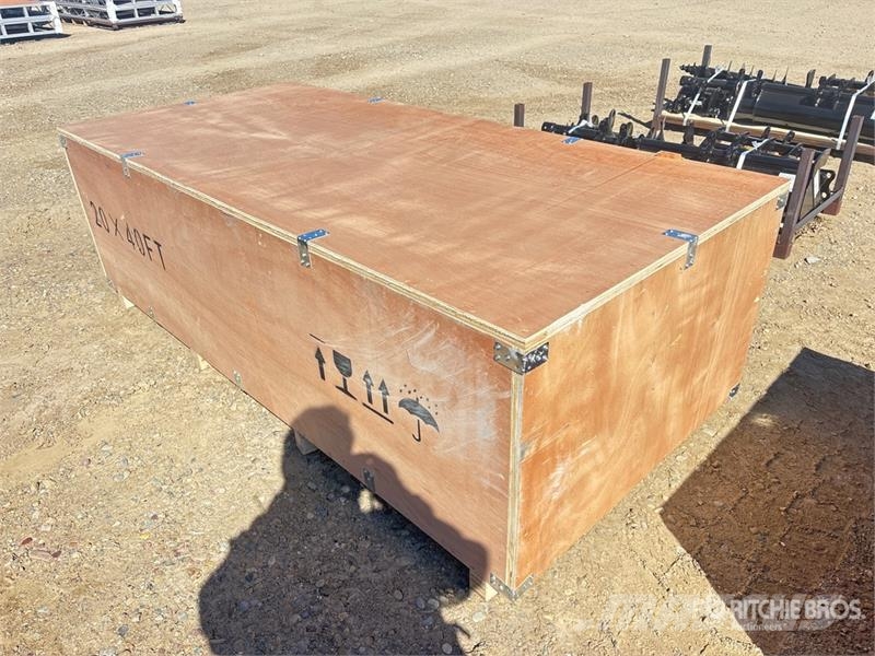 SKLP SK-SC40 20 ft x 40 ft All-Steel Carport (Unus Tērauda karkasa ēkas