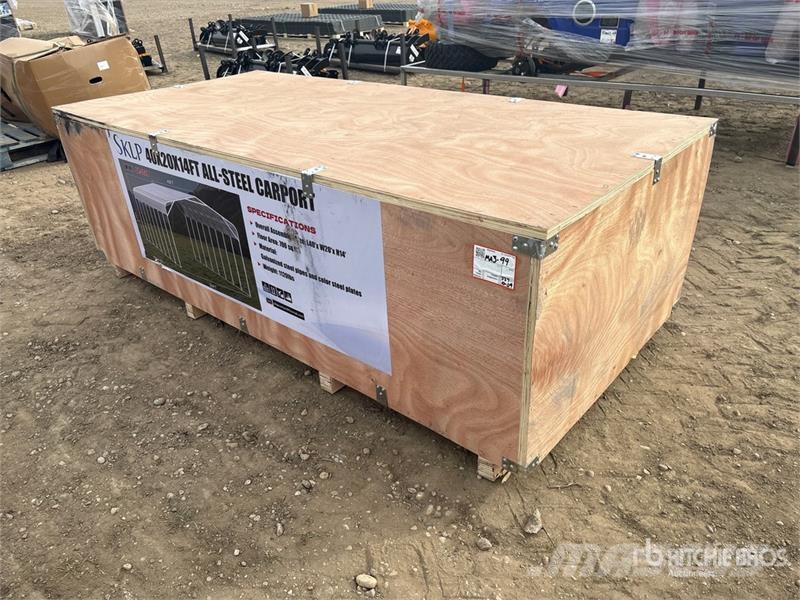 SKLP SK-SC40 20 ft x 40 ft All-Steel Carport (Unus Čelični okviri za građevine