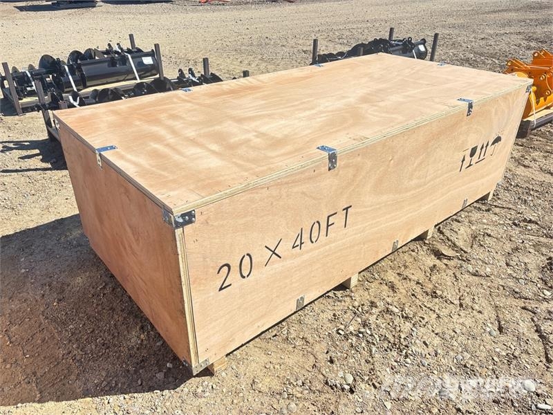 SKLP SK-SC40 20 ft x 40 ft All-Steel Carport (Unus Tērauda karkasa ēkas