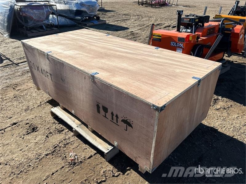 SKLP SK-SC40 20 ft x 40 ft All-Steel Carport (Unus Ατσάλινο πλαίσιο κτιρίων