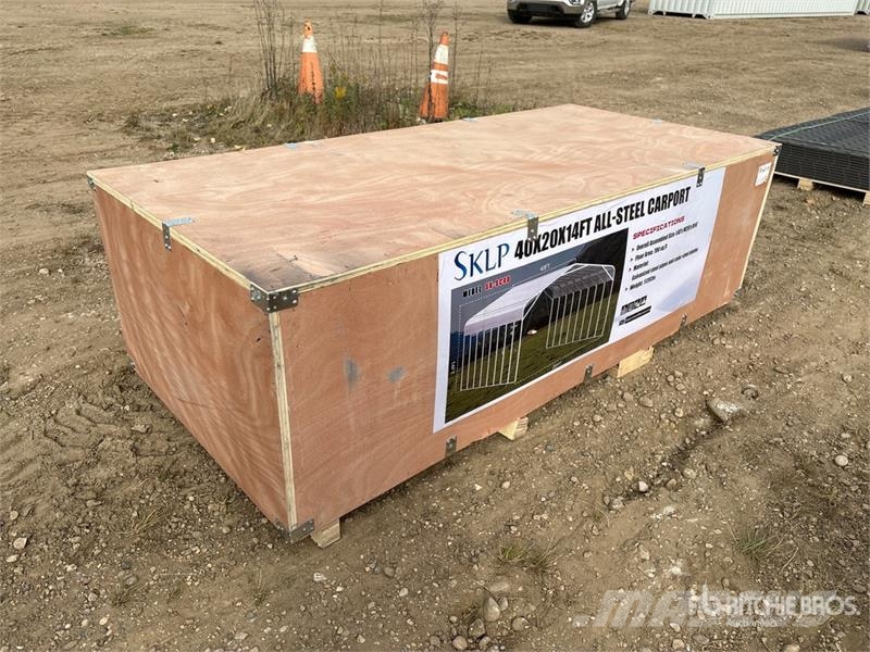 SKLP SK-SC40 20 ft x 40 ft All-Steel Carport (Unus Čelični okviri za građevine