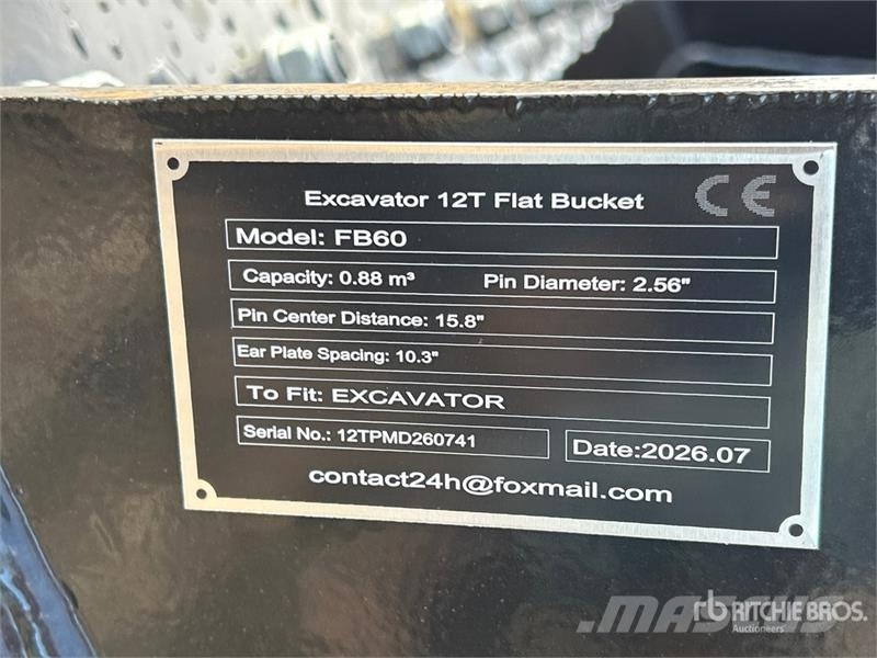  SKLP SK-YLJ100 60 in .88 m3 Cleanup Excavator Buck Buckets