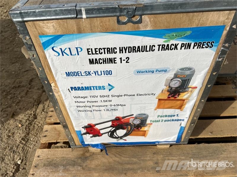 SKLP SK-YLJ100 Electric Hydraulic Track Pin Press Andre komponenter