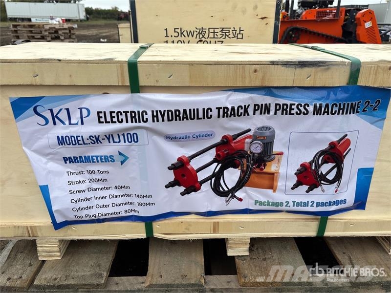 SKLP SK-YLJ100 Hydraulic Track Pin Press Machine ( Kiti naudoti statybos komponentai