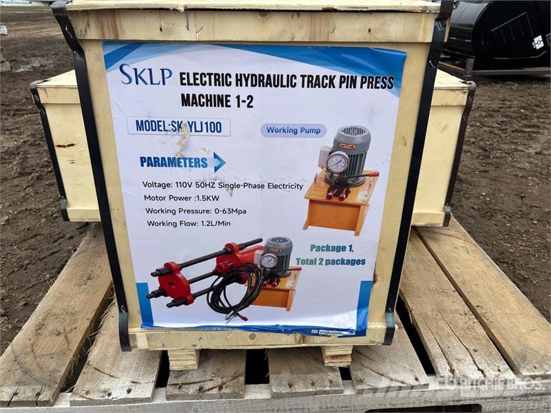 SKLP SK-YLJ100 Hydraulic Track Pin Press Machine ( Kiti naudoti statybos komponentai