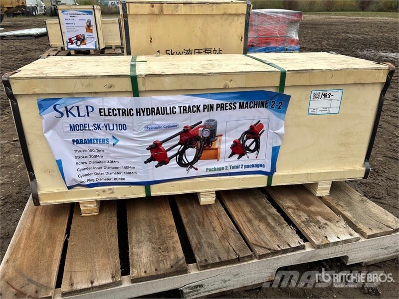SKLP SK-YLJ100 Hydraulic Track Pin Press Machine ( Kiti naudoti statybos komponentai