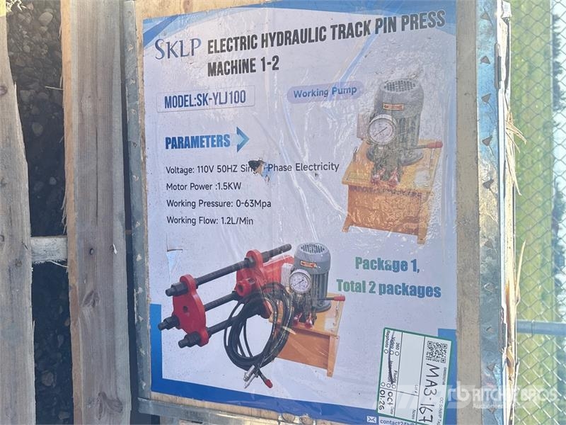 SKLP SK-YLJ100 Hydraulic Track Pin Press Machine ( Kiti naudoti statybos komponentai