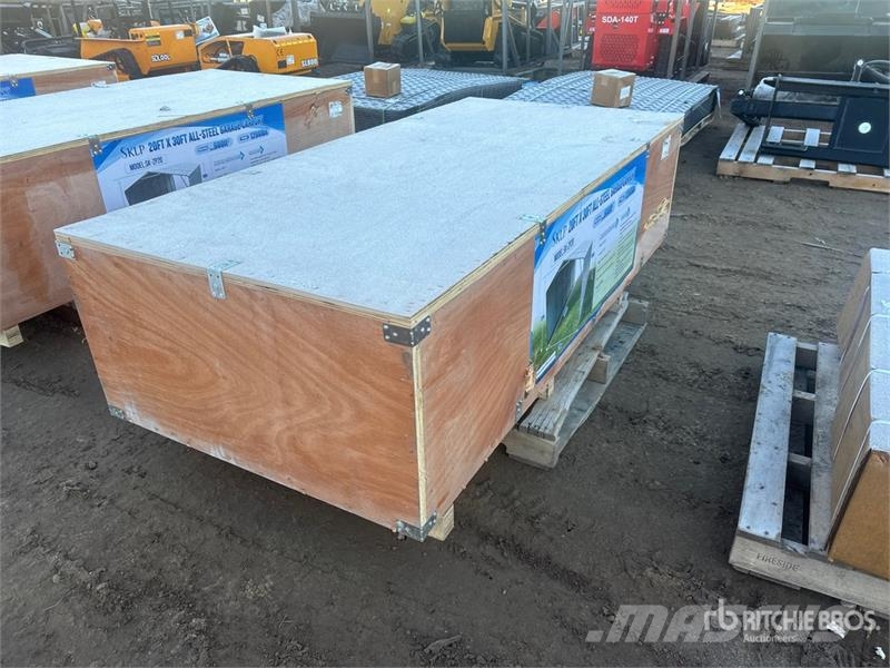  SKLP SK-ZP20 20 ft x 30 ft All-Steel Enclosed Carp Steel frame buildings