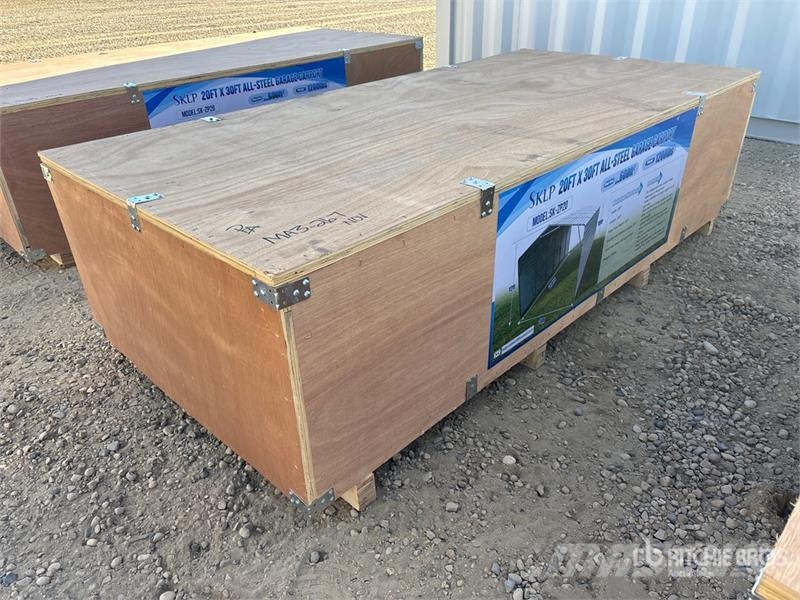 SKLP SK-ZP20 20 ft x 30 ft All-Steel Enclosed Carp Stalen constructies