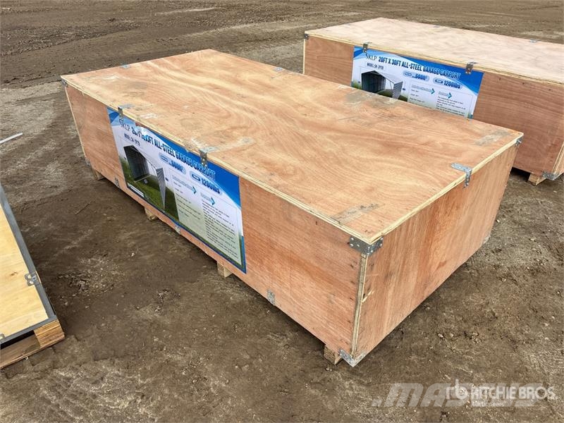 SKLP SK-ZP20 20 ft x 30 ft All-Steel Enclosed Carp Ατσάλινο πλαίσιο κτιρίων