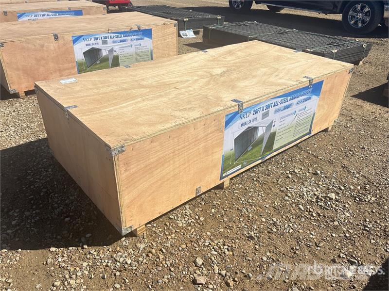  SKLP SK-ZP20 20 ft x 30 ft All-Steel Enclosed Carp المباني الإطار الصلب