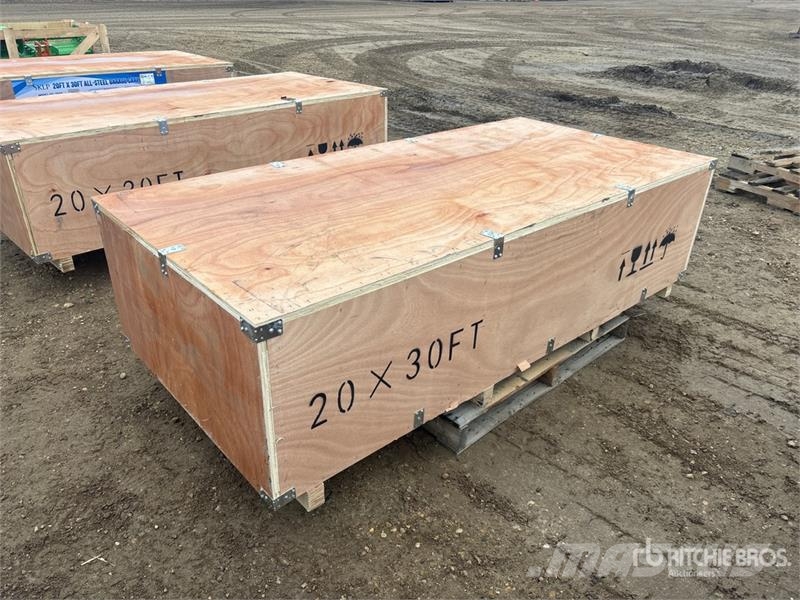 SKLP SK-ZP20 20 ft x 30 ft All-Steel Enclosed Carp Steel frame buildings