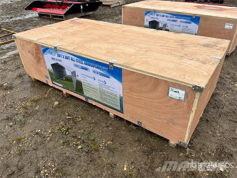  SKLP SK-ZP20 20 ft x 30 ft All-Steel Enclosed Carp Acélszerkezetes épületek