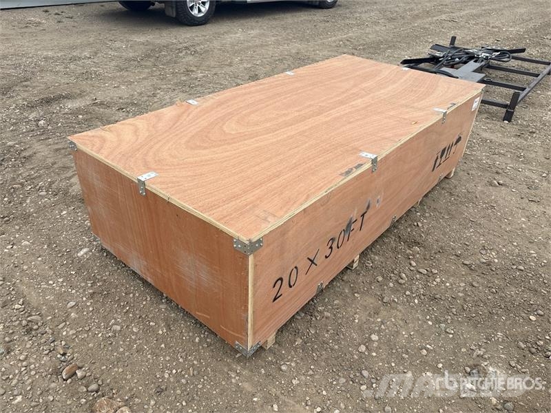 SKLP SK-ZP20 20 ft x 30 ft All-Steel Enclosed Carp Steel frame buildings
