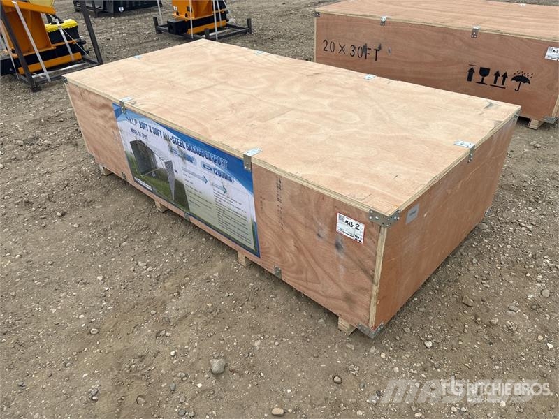  SKLP SK-ZP20 20 ft x 30 ft All-Steel Enclosed Carp Steel frame buildings