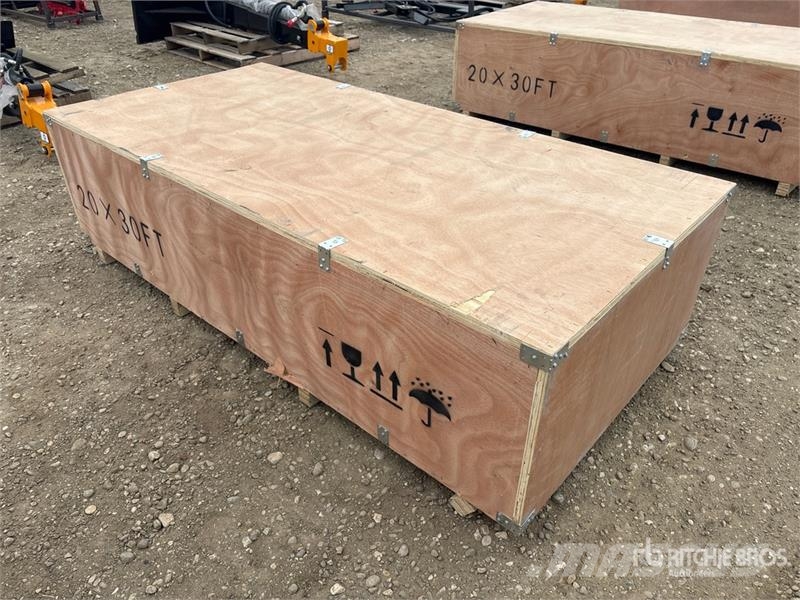  SKLP SK-ZP20 20 ft x 30 ft All-Steel Enclosed Carp Steel frame buildings
