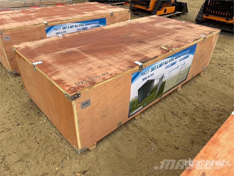 SKLP SK-ZP20 20 ft x 30 ft All-Steel Enclosed Carp Čelični okviri za građevine