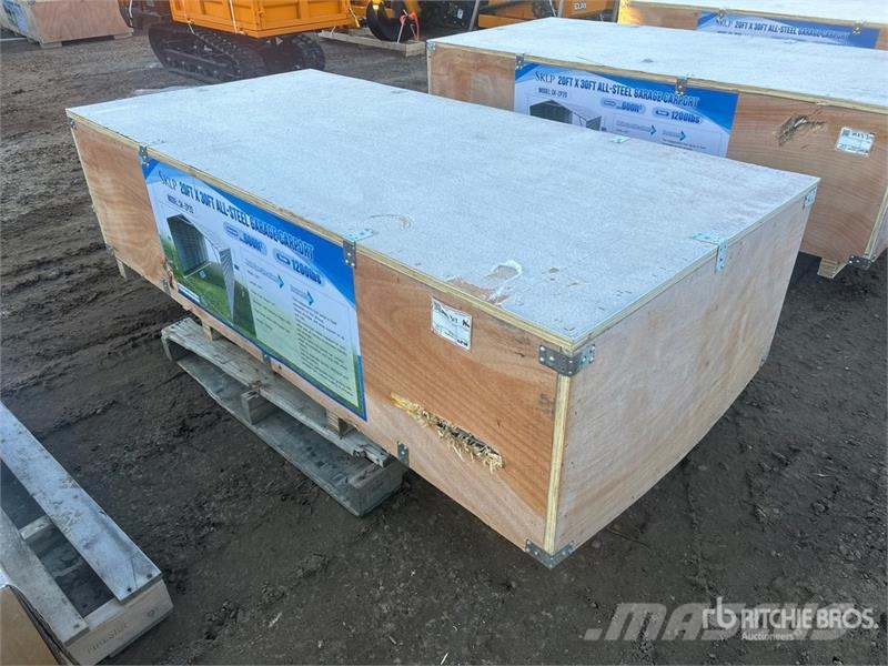  SKLP SK-ZP20 20 ft x 30 ft All-Steel Enclosed Carp Steel frame buildings