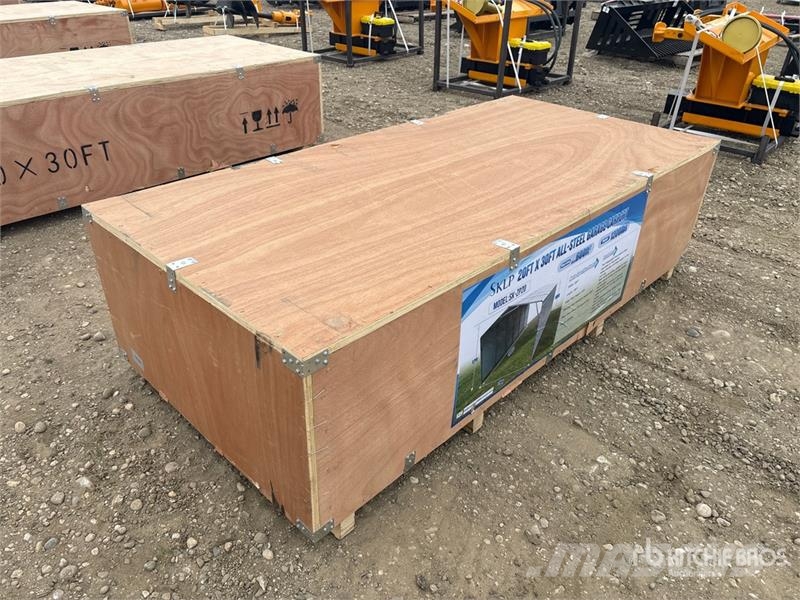 SKLP SK-ZP20 20 ft x 30 ft All-Steel Enclosed Carp Steel frame buildings