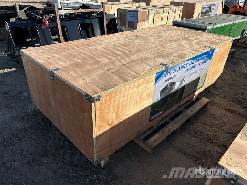  SKLP SK-ZP20 20 ft x 30 ft All-Steel Enclosed Carp Steel frame buildings