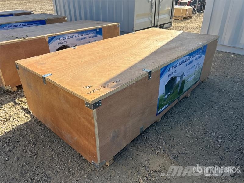  SKLP SK-ZP20 20 ft x 30 ft All-Steel Enclosed Carp Stalen constructies