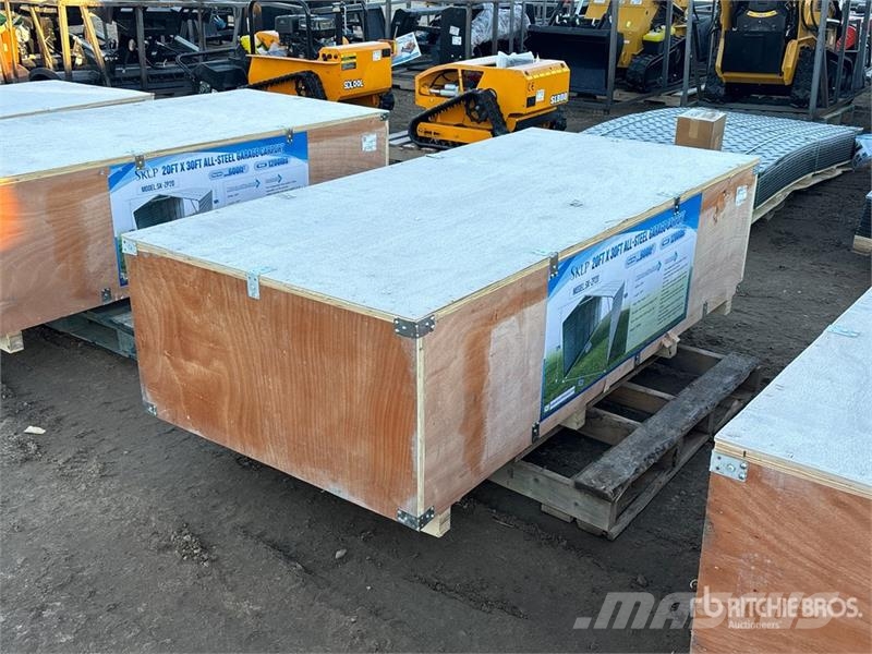  SKLP SK-ZP20 20 ft x 30 ft All-Steel Enclosed Carp Steel frame buildings