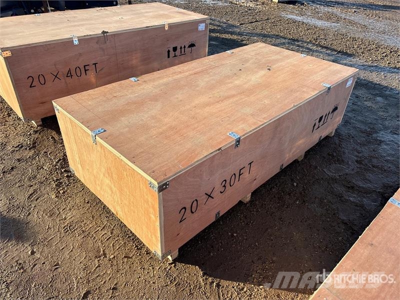 SKLP SK-ZP20 20 ft x 30 ft All-Steel Enclosed Carp Ατσάλινο πλαίσιο κτιρίων