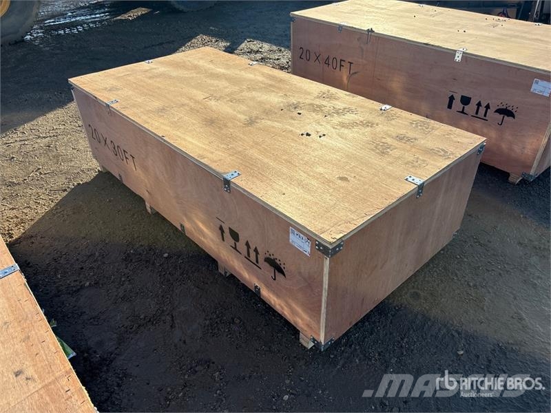 SKLP SK-ZP20 20 ft x 30 ft All-Steel Enclosed Carp Ατσάλινο πλαίσιο κτιρίων