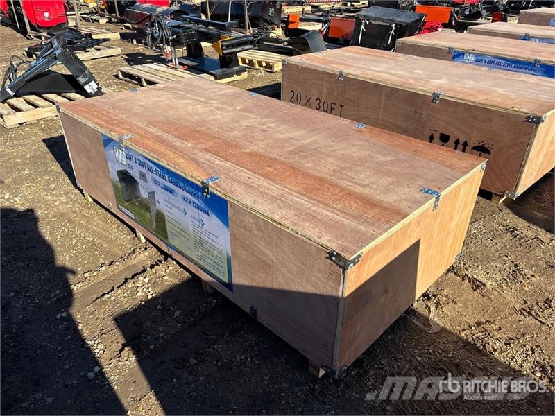 SKLP SK-ZP20 20 ft x 30 ft All-Steel Enclosed Carp Ατσάλινο πλαίσιο κτιρίων