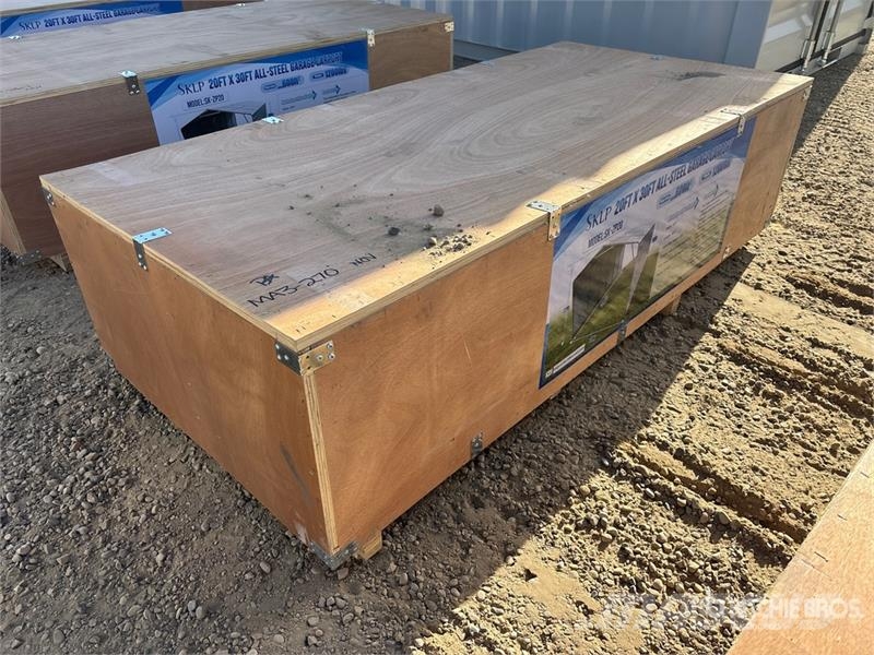  SKLP SK-ZP20 20 ft x 30 ft All-Steel Enclosed Carp Stalen constructies