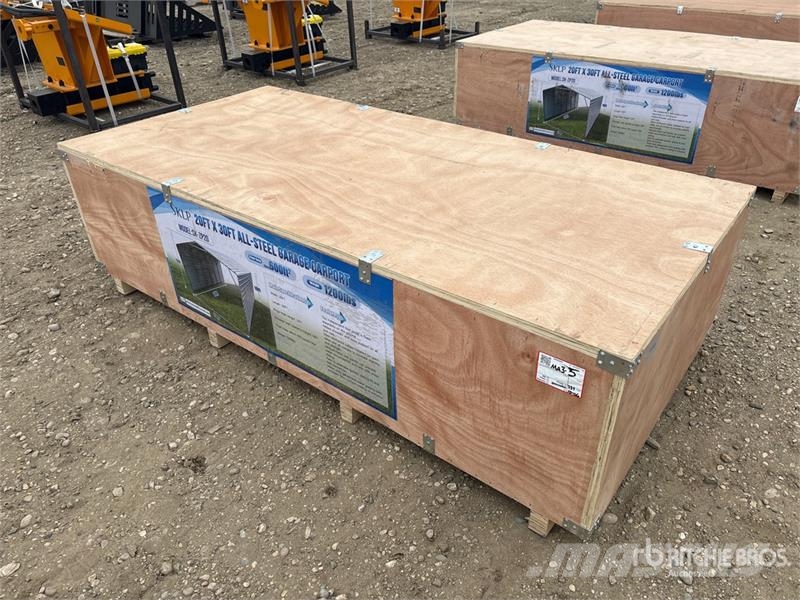SKLP SK-ZP20 20 ft x 30 ft All-Steel Enclosed Carp Steel frame buildings
