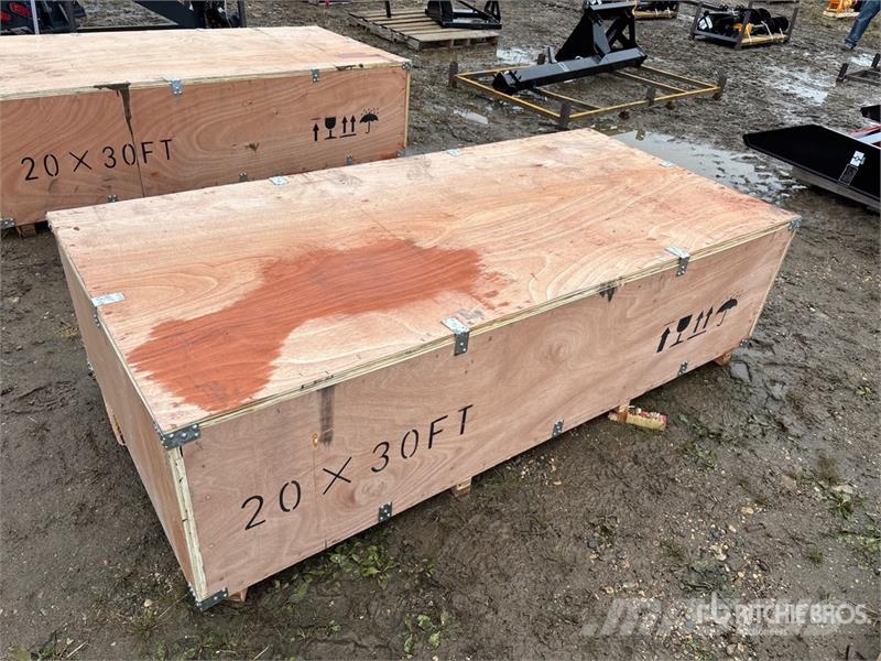 SKLP SK-ZP20 20 ft x 30 ft All-Steel Enclosed Carp Acélszerkezetes épületek