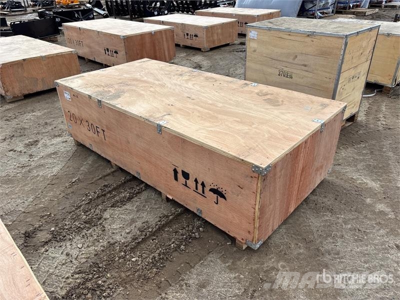 SKLP SK-ZP20 20 ft x 30 ft All-Steel Enclosed Carp Ατσάλινο πλαίσιο κτιρίων