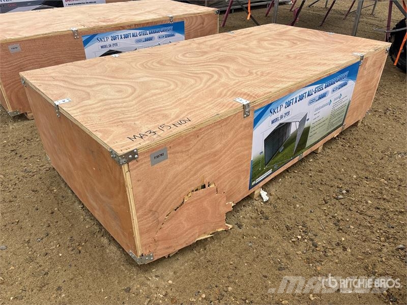 SKLP SK-ZP20 20 ft x 30 ft All-Steel Enclosed Carp Čelični okviri za građevine