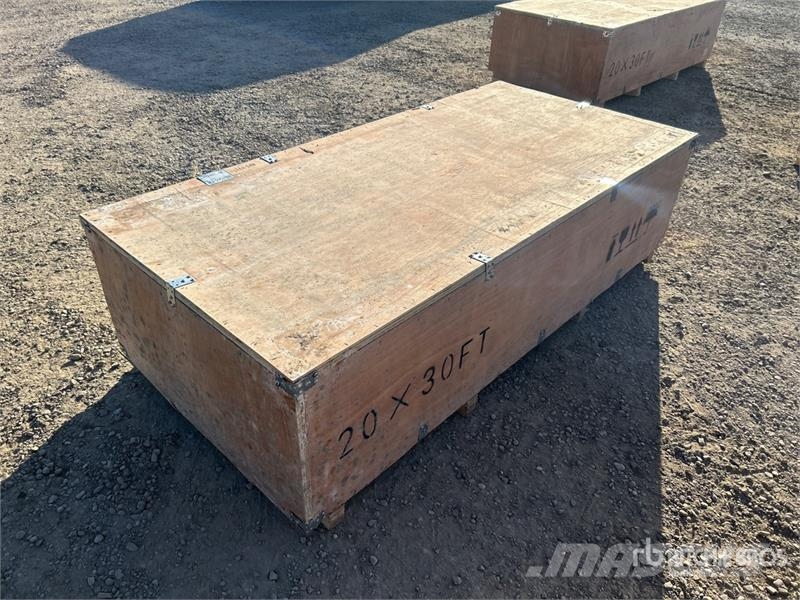  SKLP SK-ZP20 20 ft x 30 ft All-Steel Enclosed Carp المباني الإطار الصلب