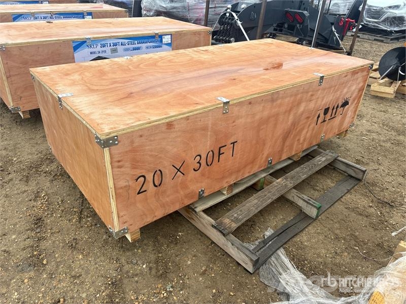 SKLP SK-ZP20 20 ft x 30 ft All-Steel Enclosed Carp Steel frame buildings