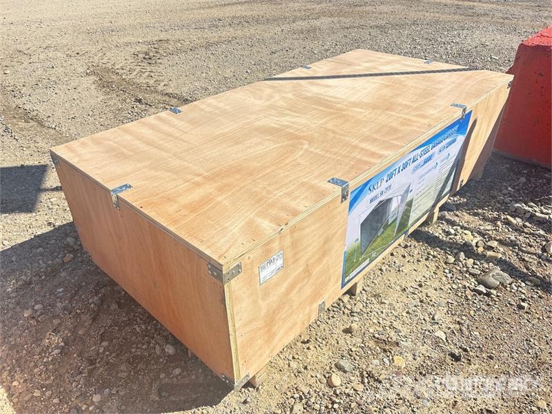 SKLP SK-ZP20 20 ft x 30 ft All-Steel Enclosed Carp Tērauda karkasa ēkas