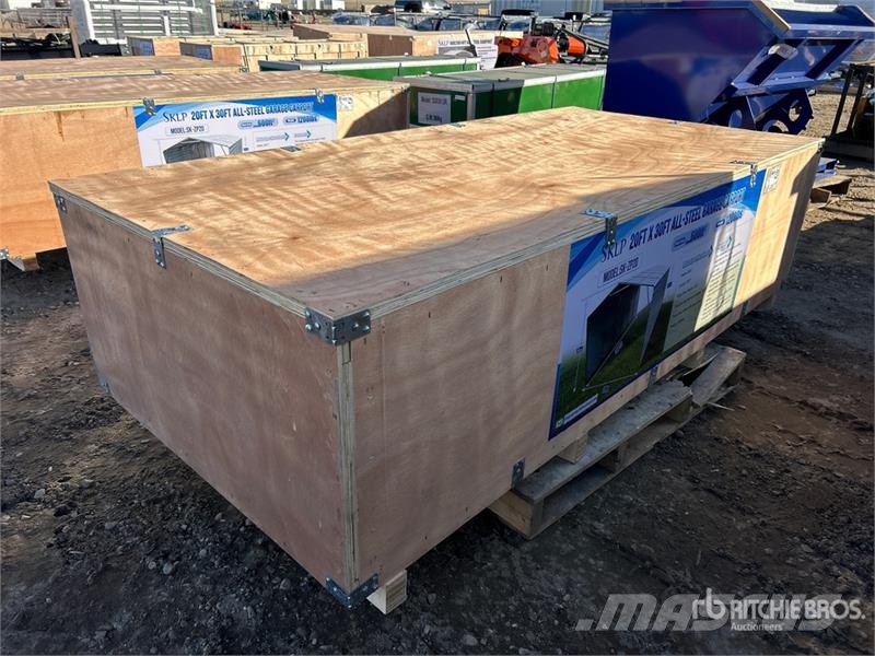 SKLP SK-ZP20 20 ft x 30 ft All-Steel Enclosed Carp Steel frame buildings