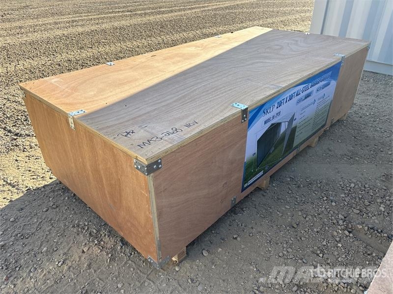  SKLP SK-ZP20 20 ft x 30 ft All-Steel Enclosed Carp Stalen constructies