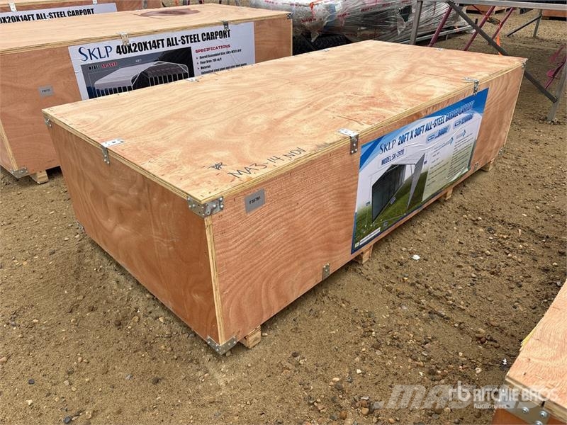 SKLP SK-ZP20 20 ft x 30 ft All-Steel Enclosed Carp Čelični okviri za građevine