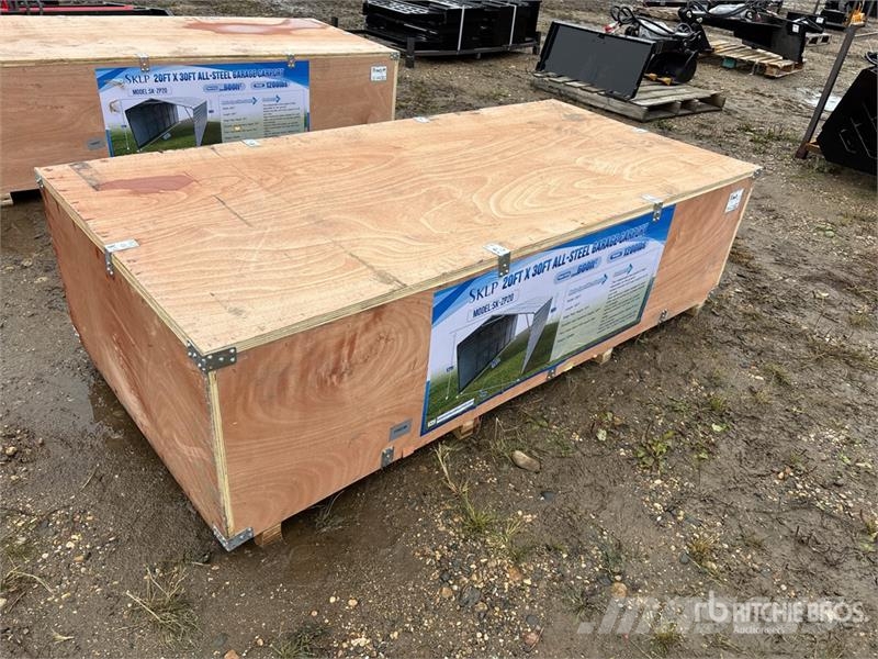  SKLP SK-ZP20 20 ft x 30 ft All-Steel Enclosed Carp Acélszerkezetes épületek