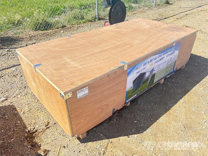 SKLP SK-ZP20 20 ft x 30 ft All-Steel Enclosed Carp Tērauda karkasa ēkas