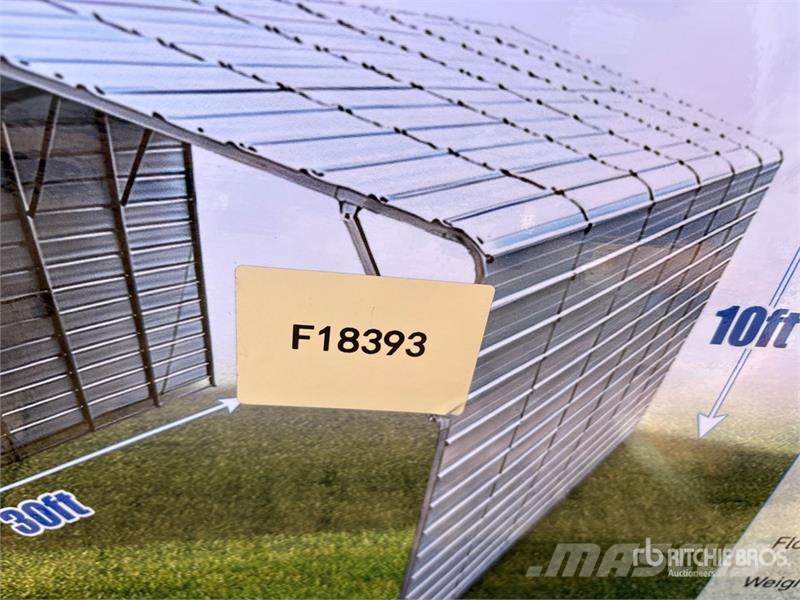 SKLP SK-ZP20 20 ft x 30 ft All-Steel Enclosed Carp Ατσάλινο πλαίσιο κτιρίων