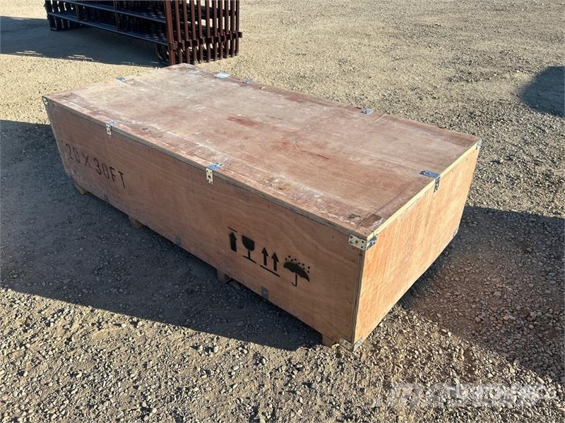  SKLP SK-ZP20 20 ft x 30 ft All-Steel Enclosed Carp المباني الإطار الصلب