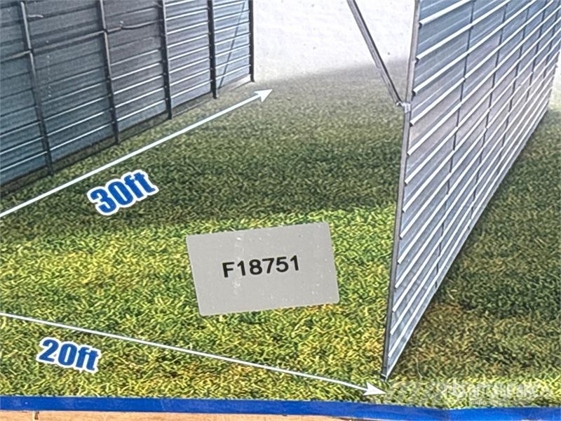 SKLP SK-ZP20 20 ft x 30 ft All-Steel Enclosed Carp Tērauda karkasa ēkas