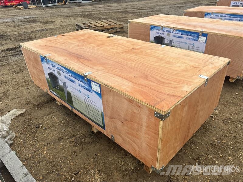 SKLP SK-ZP20 20 ft x 30 ft All-Steel Enclosed Carp Steel frame buildings