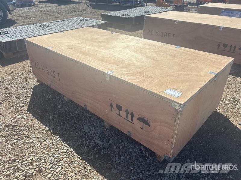 SKLP SK-ZP20 20 ft x 30 ft All-Steel Enclosed Carp Tērauda karkasa ēkas