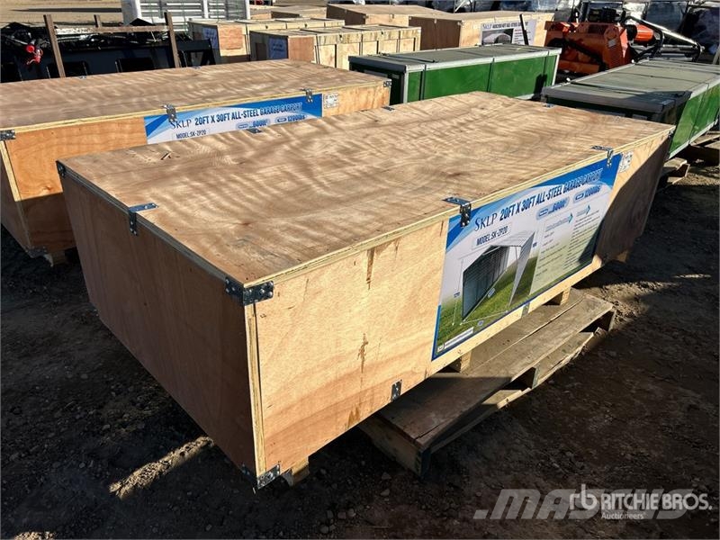 SKLP SK-ZP20 20 ft x 30 ft All-Steel Enclosed Carp Steel frame buildings